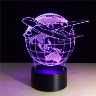 3D Lampe Erde optische Täuschung
