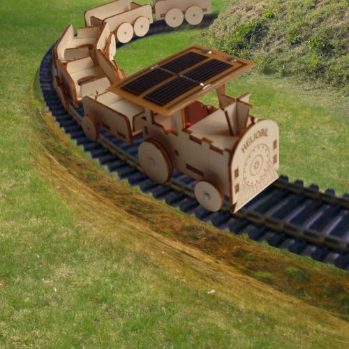 Solar Holz-Eisenbahn